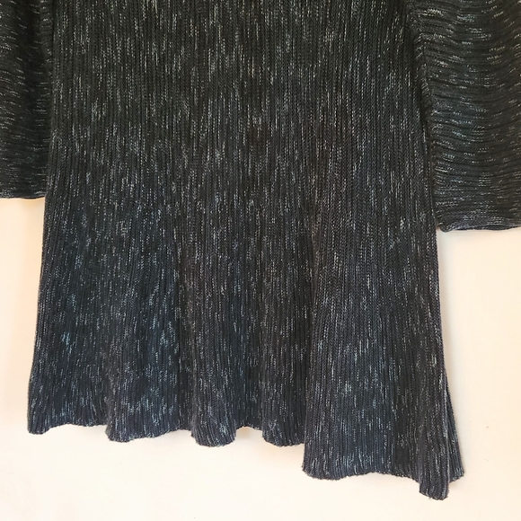 Style & Co Blue Button Front Sweater cardigan womens size medium - Picture 10 of 13